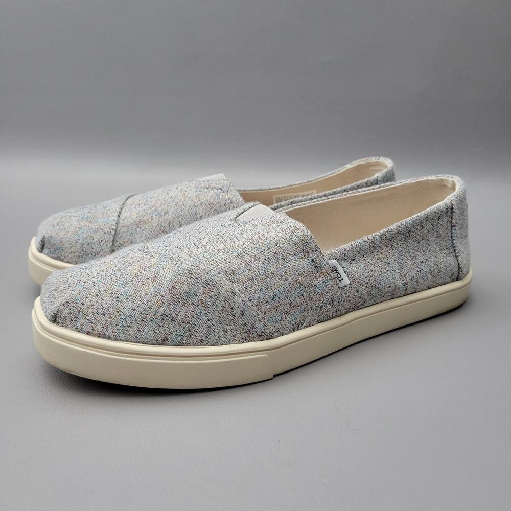 Toms Alpargata Cupsole Shoes Women's Size 9.5 Multicolor Blue Blue